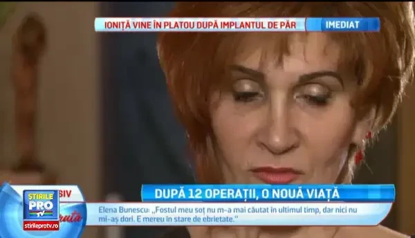 8 ani de chin alaturi de un sot alcoolic si violent. Drama pe care putini o stiu despre Elena, femeia schimbata de operatii