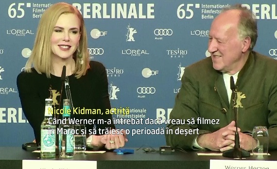 Nicole Kidman, rasfatata publicului la Berlin. Actrita a intrat in competitie cu pelicula "Queen of the desert"