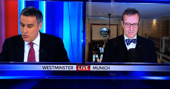 Un prezentator TV din Marea Britanie i-a gresit numele presedintelui Estoniei. Reactia neasteptata a demnitarului