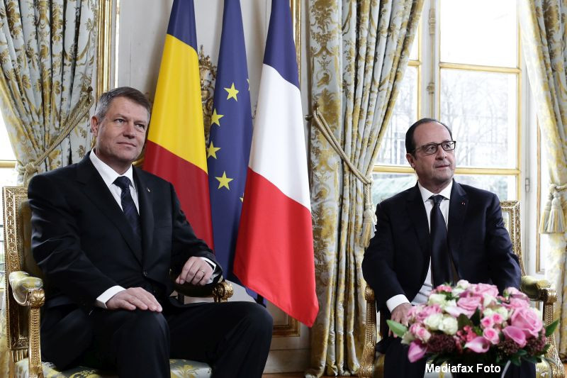 Iohannis s-a intalnit cu Hollande, la Paris. Ce au discutat despre situatia din Ucraina, inaintea summitului de la Minsk
