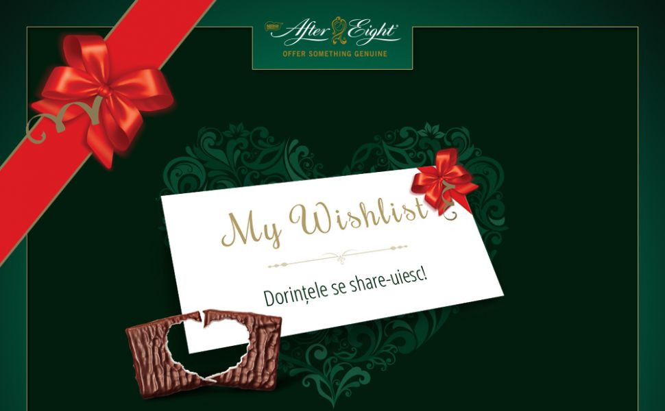 Adio cadourilor nereusite! Cum sa ii spui iubitului ce iti doresti sa primesti de Ziua Indragostitilor cu After Eight