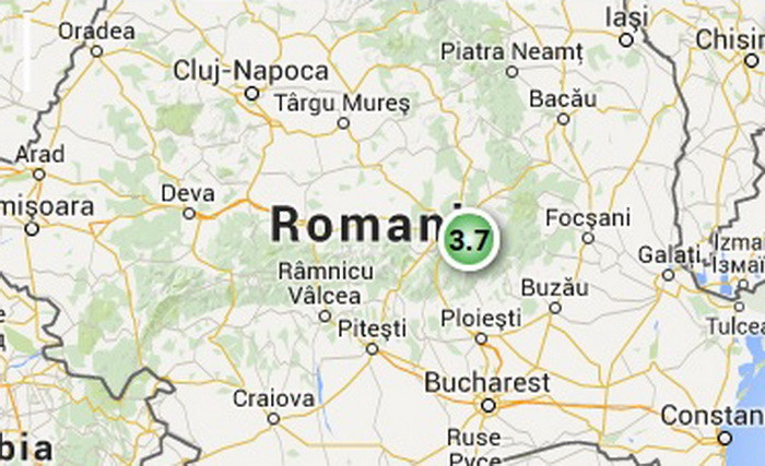 Trei cutremure s-au produs vineri in Romania, in trei judete. Cel mai mare a avut magnitudinea 3,5 pe scara Richter