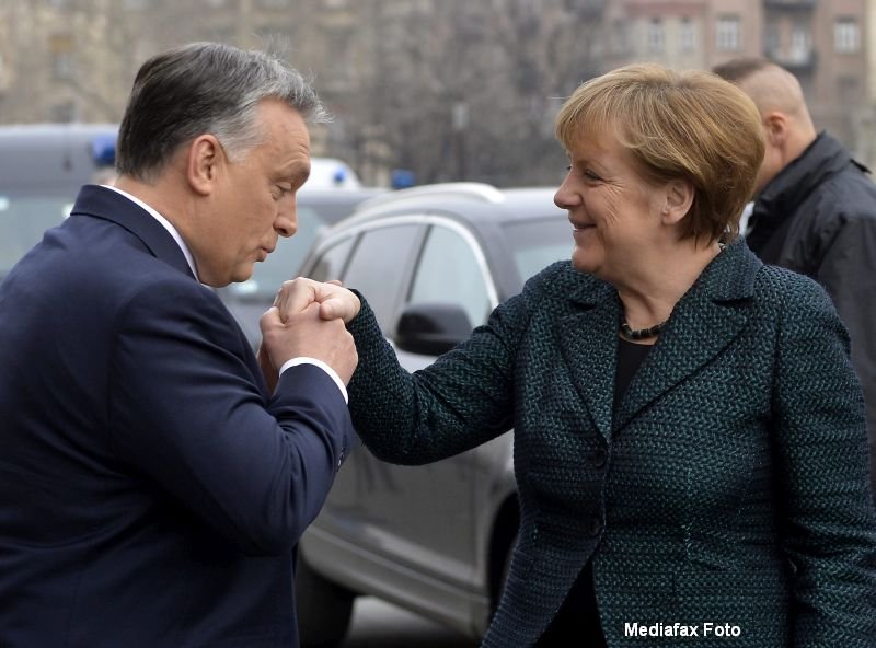 Viktor Orban Angela Merkel