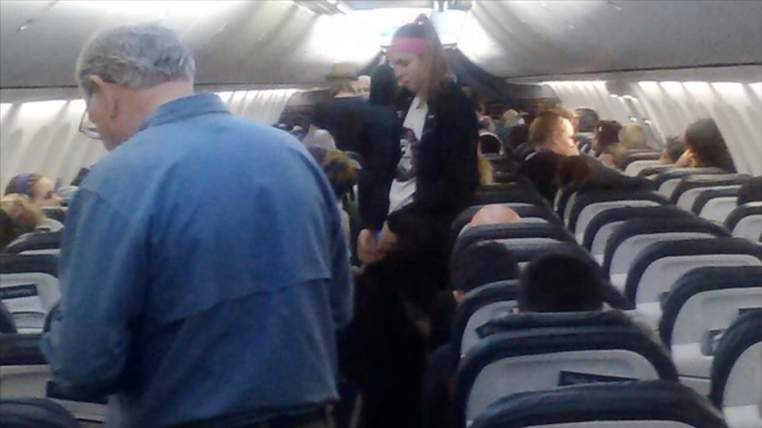 Panica la bordul unui avion. O pasagera a fost intepata de un scorpion, chiar inainte de decolare