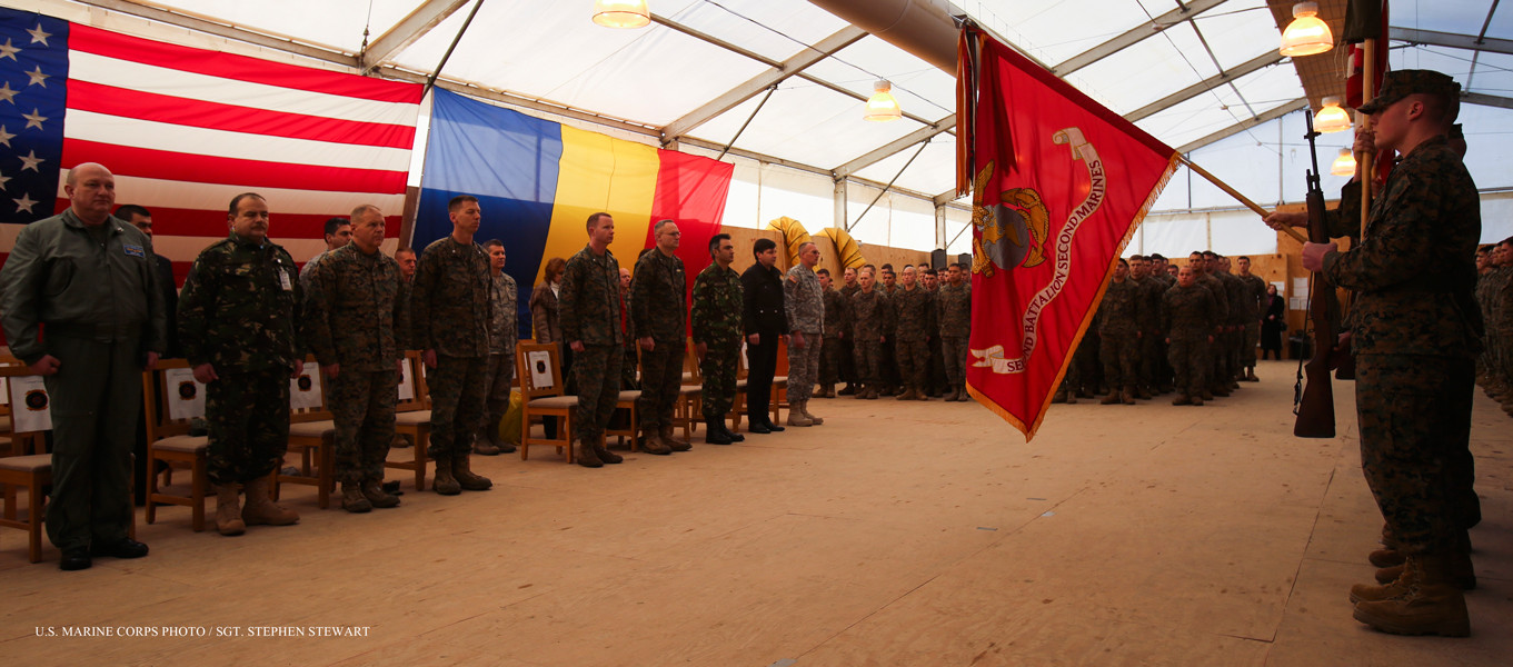 soldati romani si americani la COnstanta