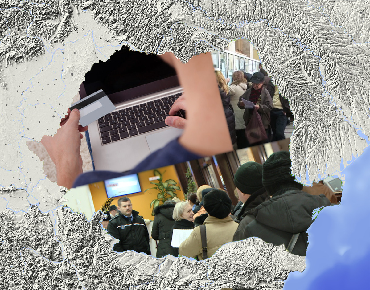 Romania taxelor online si Romania cozilor la ghiseu. Cum se imparte tara in functie de confortul contribuabililor