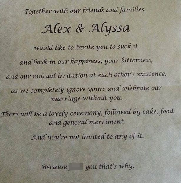 Parintii ei abuzivi au incercat sa se autoinvite la nunta. Nu se asteptau insa la un asemenea gest din partea miresei