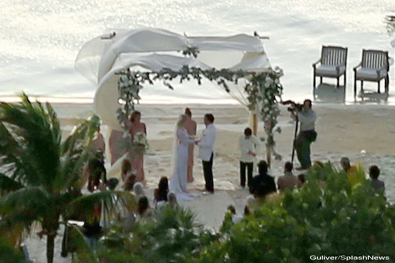 Primele imagini de la nunta lui Johnny Depp cu actrita Amber Heard. FOTO