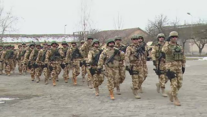 Ceremonie emotionanta la Targu Mures. 70 de militari si-au luat ramas bun de la familii si au plecat in Afganistan