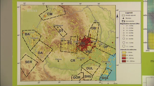 Cutremur cu magnitudinea 4,2 in zona Vrancea. Zonele in care a fost simtit