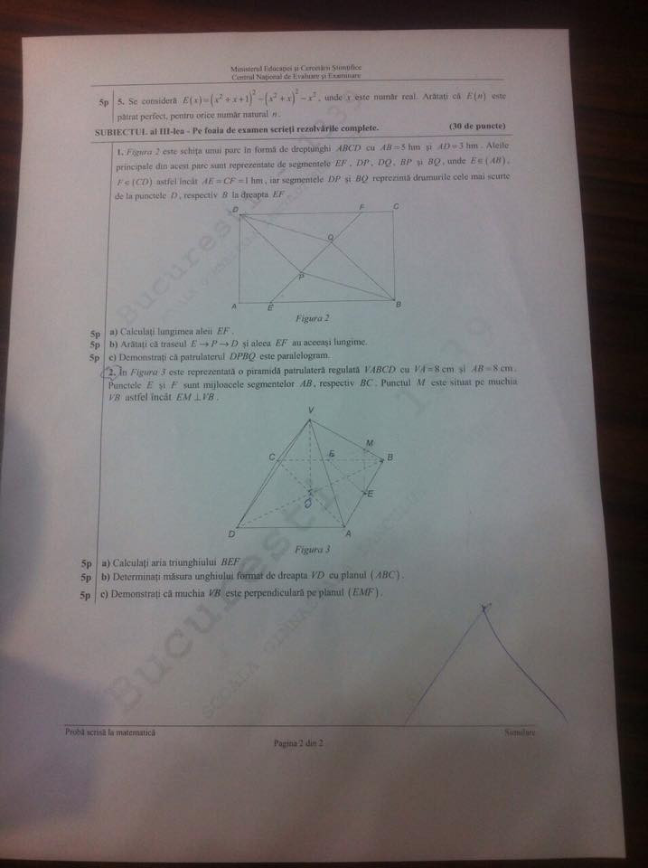 subiecte simulare matematica