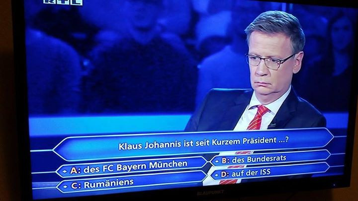 "Klaus Iohannis este presedintele...". Intrebarea de 16.000 de euro la concursul "Vrei sa fii milionar", din Germania