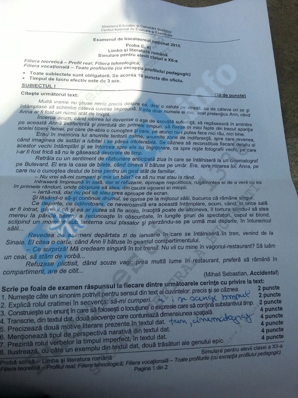 bac 2015, subiecte 12 real