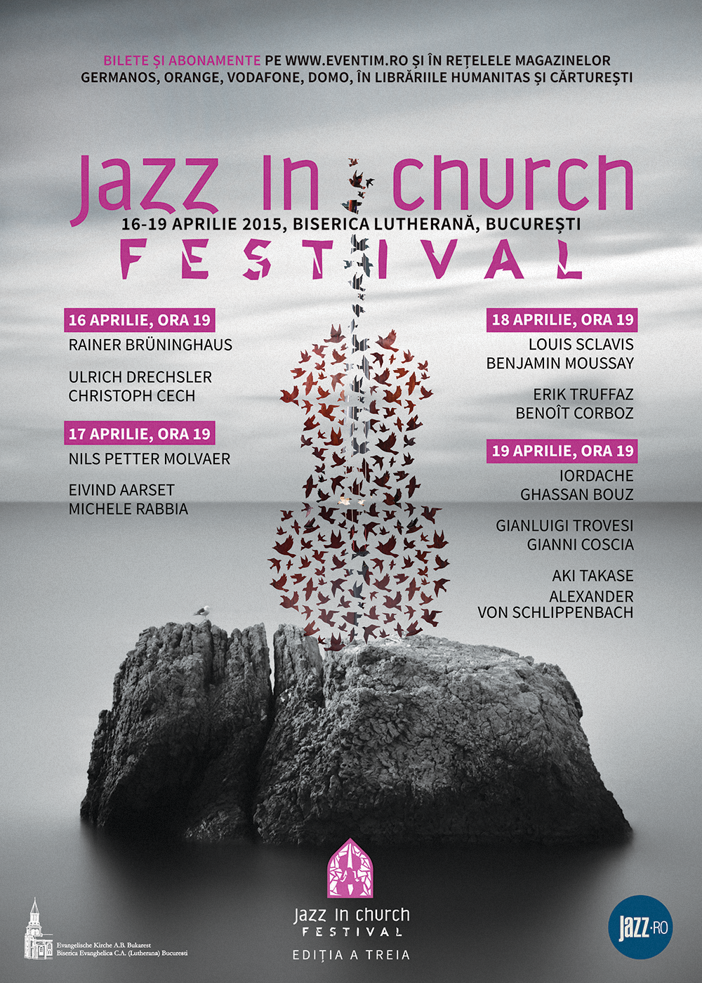 "Jazz in Church". Concerte la Biserica Luterana din Bucuresti si la Sfantu Gheorghe cu artisti din Norvegia, Japonia, Elvetia