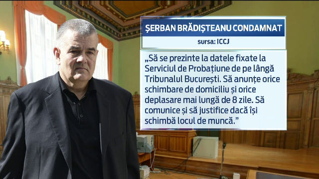 Medicul Serban Bradisteanu, condamnat definitiv la un an cu suspendare in dosarul favorizarii lui Adrian Nastase