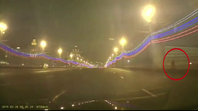 O noua inregistrare ar putea oferi indicii in cazul asasinarii lui Boris Nemtov. Ce a surprins un sofer care trecea prin zona