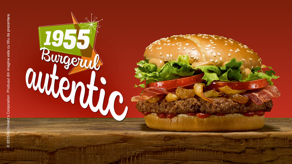 (P) McDonald’s lanseaza 1955 – Burgerul autentic