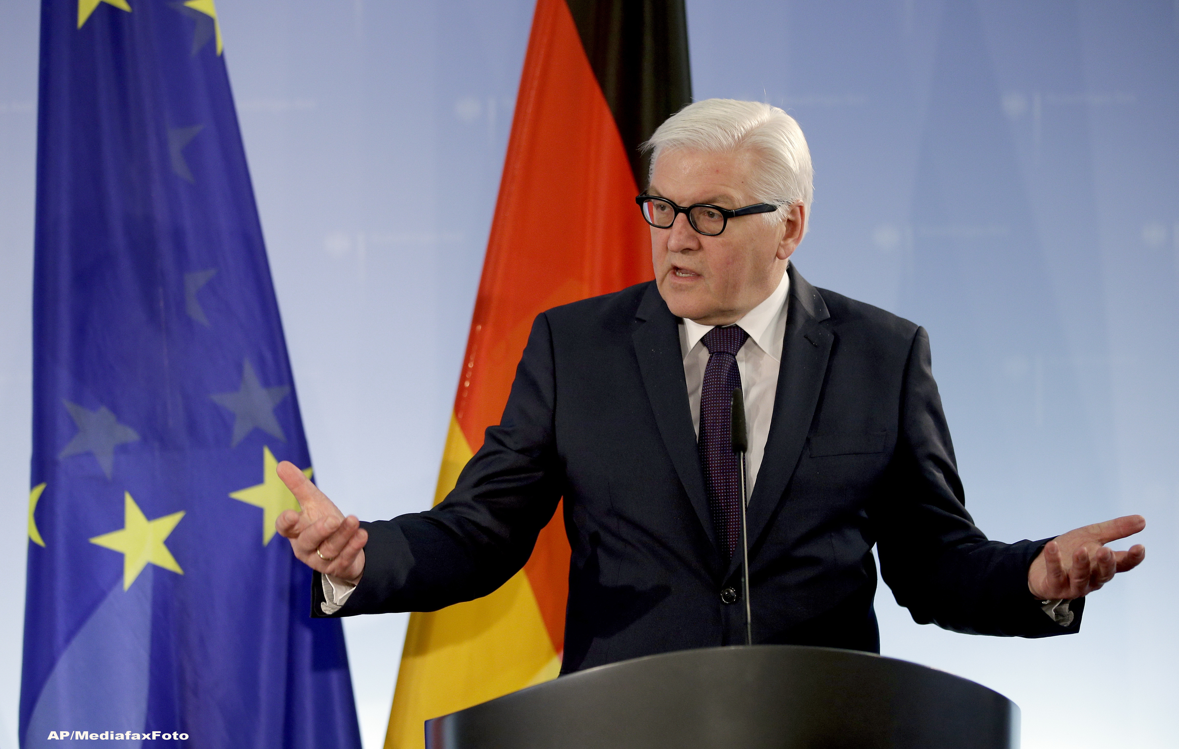 Ministrul german de Externe Frank-Walter Steinmeier, vizita in Romania. Gafa comisa de catre Bogdan Aurescu