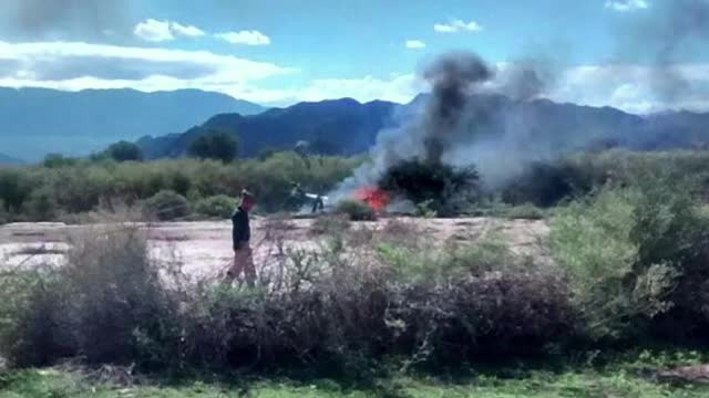 Momentul in care cele doua elicoptere s-au lovit in Argentina a fost filmat. Trei mari sportivi se numara printre victime