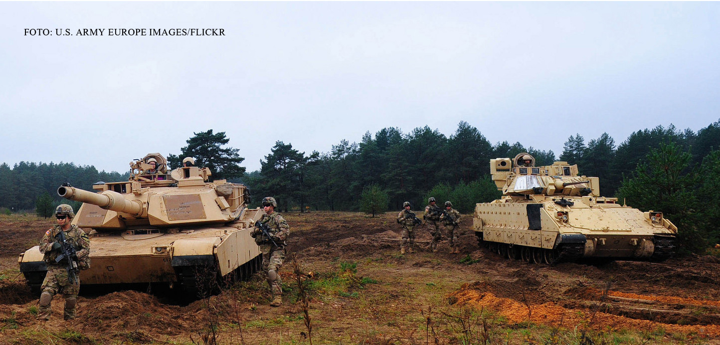 Trupe americane vor intari defensiva tarilor baltice. "E foarte greu sa anticipezi ce are de gand domnul Putin"