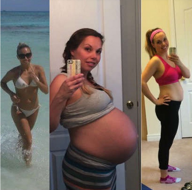 Transformarile prin care a trecut corpul unei femei ce a nascut 4 copii in 5 ani. "Inainte, nu ma respectam deloc". FOTO