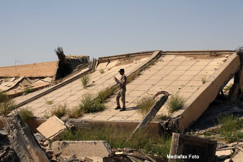 Mormantul lui Saddam Hussein, distrus in luptele dintre Statul Islamic si fortele irakiene