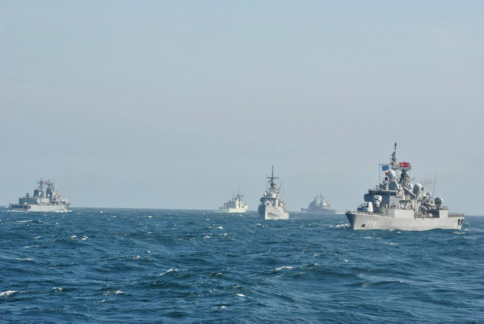 Imagini video de la exercitiile NATO din Marea Neagra, publicate de Ministerul Apararii Nationale