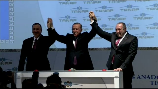 Turcia incepe lucrarile la un gazoductul TANAP. Proiectul de 10 mld. de euro va scadea dependenta UE fata de gazul rusesc