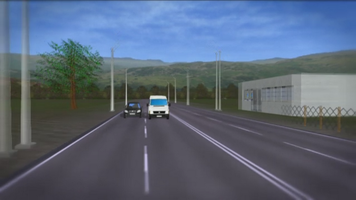 ANIMATIE GRAFICA. Sapte persoane au fost ranite, dupa ce un microbuz a fost lovit de o masina, in Buzau