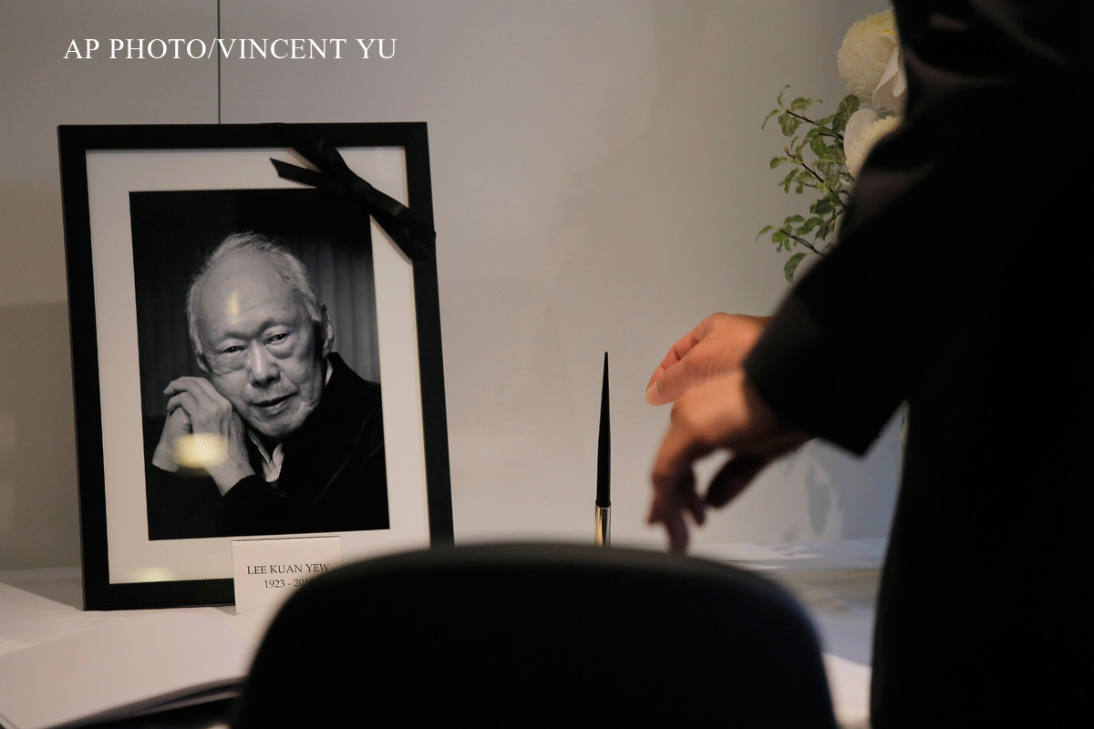 doliu dupa Lee Kuan Yew