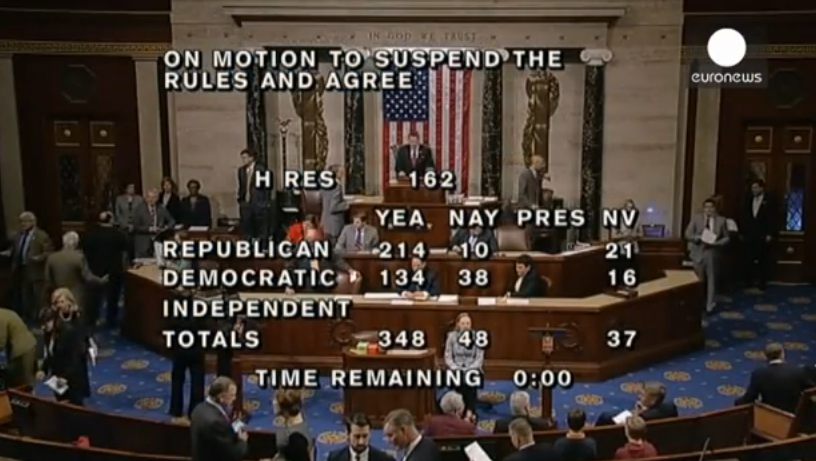 Camera Reprezentantilor a votat in favoarea trimiterii de arme letale Kievului. Reactia lui Barack Obama