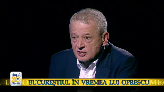 Primarul general Sorin Oprescu, la "Dupa 20 de ani". Edilul a vorbit despre gropi, strazi si casele care se pot darama