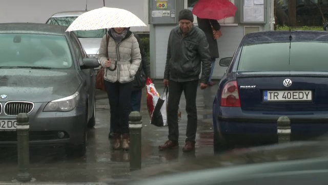 Ploile cuprind toata tara, iar temperaturile sunt in usoara scadere. Prognoza meteo pana vineri