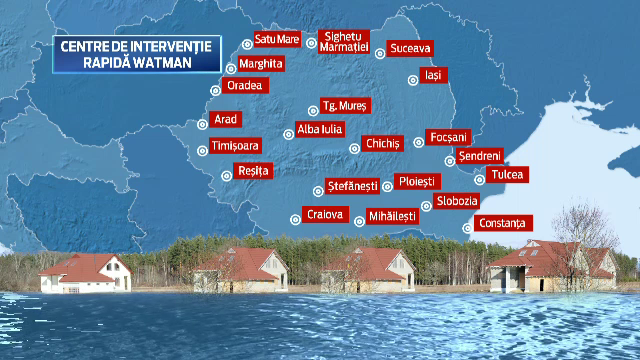 Proiectul de 65 de milioane de euro pentru interventie rapida in caz de viituri. Ce presupune sistemul "Watman"