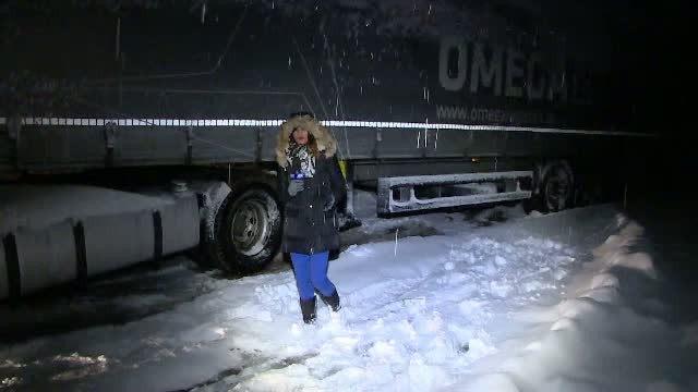 Iarna a revenit in forta in mare parte din tara, in aprilie. Locul din Romania unde stratul de zapada masoara 15 centimetri