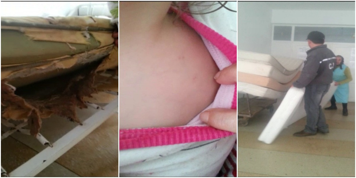 Copii tratati la Petrosani pe saltele de varsta parintilor, pline de purici. Campania online care a schimbat faţa saloanelor