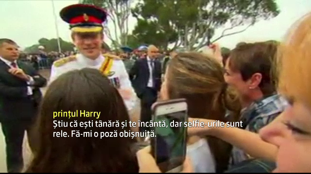 "Selfie-urile trebuie sa dispara". Reactia surprinzatoare a printului Harry cand o fana l-a rugat sa-si faca o poza cu ea