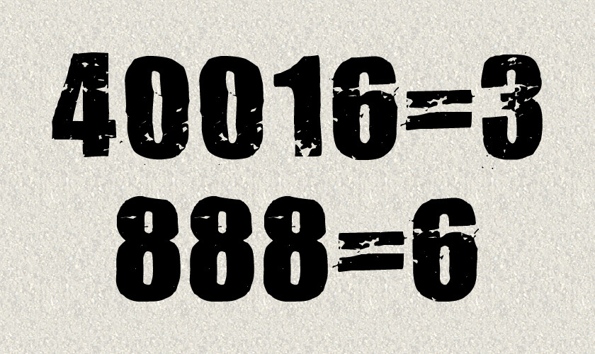 Problema lui Busu. Cum poate 400016 sa fie egal cu 3 iar 123, cu ZERO
