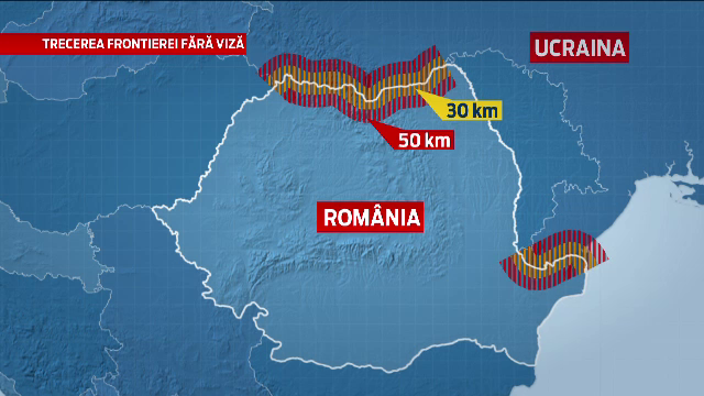 Reguli mai relaxate pentru ucrainenii care locuiesc in apropierea granitei cu Romania. Vor putea intra la noi fara viza