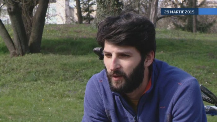 Tanarul din Timisoara care a plecat cu bicicleta in jurul lumii sarbatoreste Pastele in Bulgaria. Mesajul postat pe Facebook