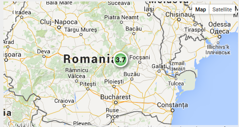 Un cutremur cu magnitudinea de 3,7 pe scara Richter s-a produs in zona Vrancea