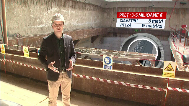 Ingrijorat de intarzieri, Metrorex invoca divinitatea. A sfintit cartita mecanica "Sf. Parascheva", care sapa 15m de tunel/zi