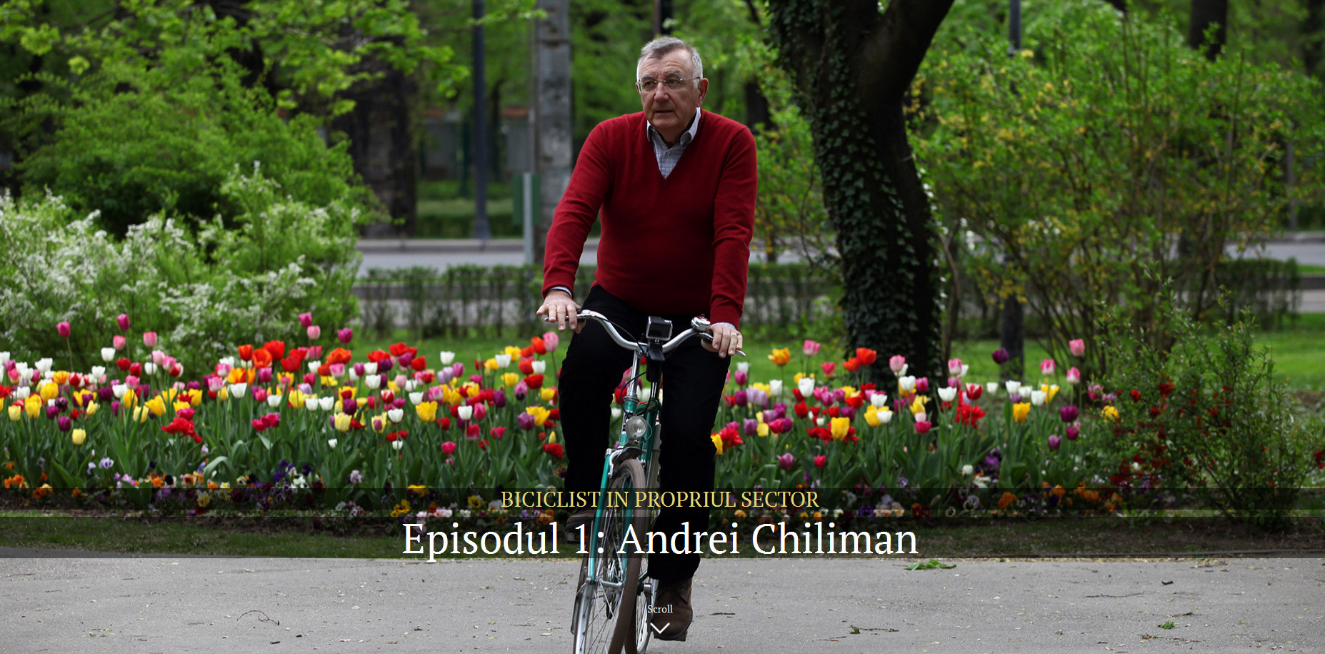 Biciclist in propriul sector. Andrei Chiliman vorbeste despre marea problema a parcului Herastrau: "Si fiica mea ma injura"