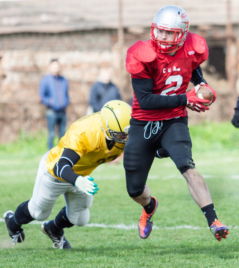 Echipa clujeana de fotbal american, Crusaders au anihilat „Monstrii” de pe malurile Muresului