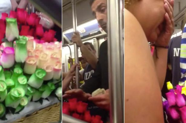 Un gest de o generozitate rara i-a lasat fara cuvinte pe calatorii dintr-un metrou. Ce a facut un strain pentru o florista