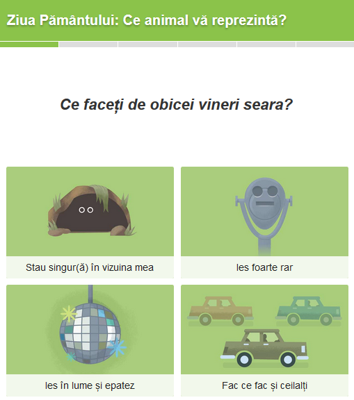 test ziua pamantului