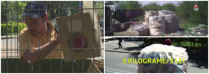 CAMERA ASCUNSA. Noua lege a salubritatii pedepseste cu inchisoarea furtul din GUNOI. Deseurile, proprietate publica