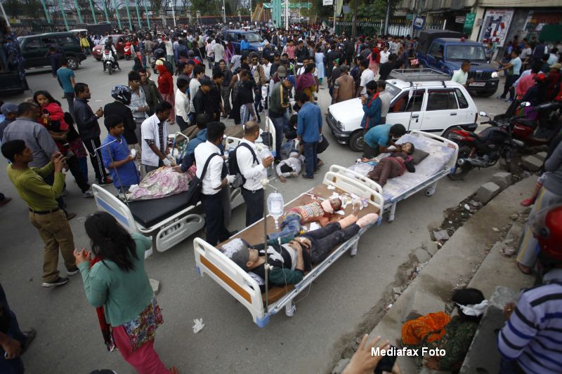 cutremur nepal mediafax