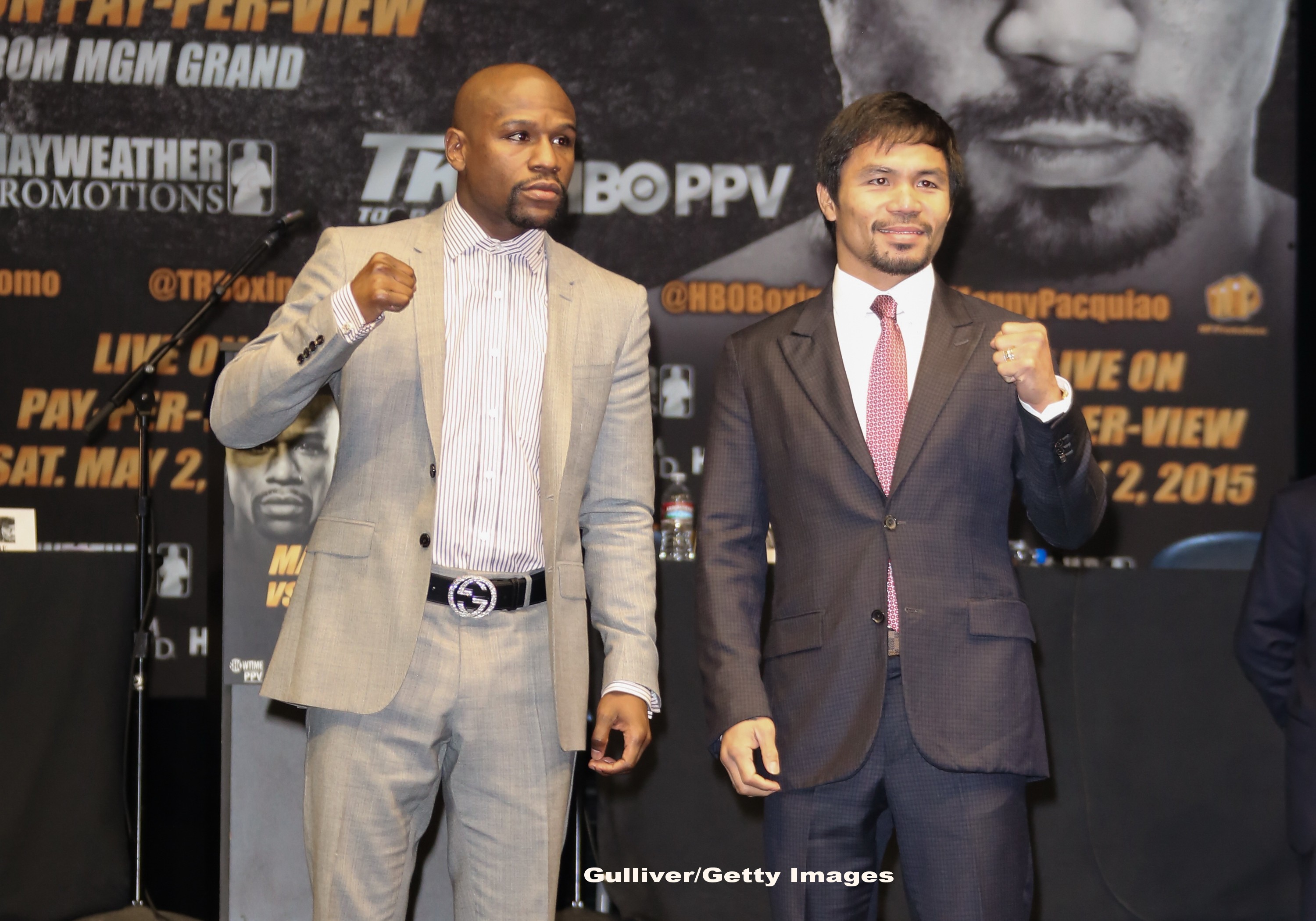 "Meciul Secolelor": Mayweather contra lui Pacman. Trecutul violent al americanului, considerat "rau", pentru ca bate femei