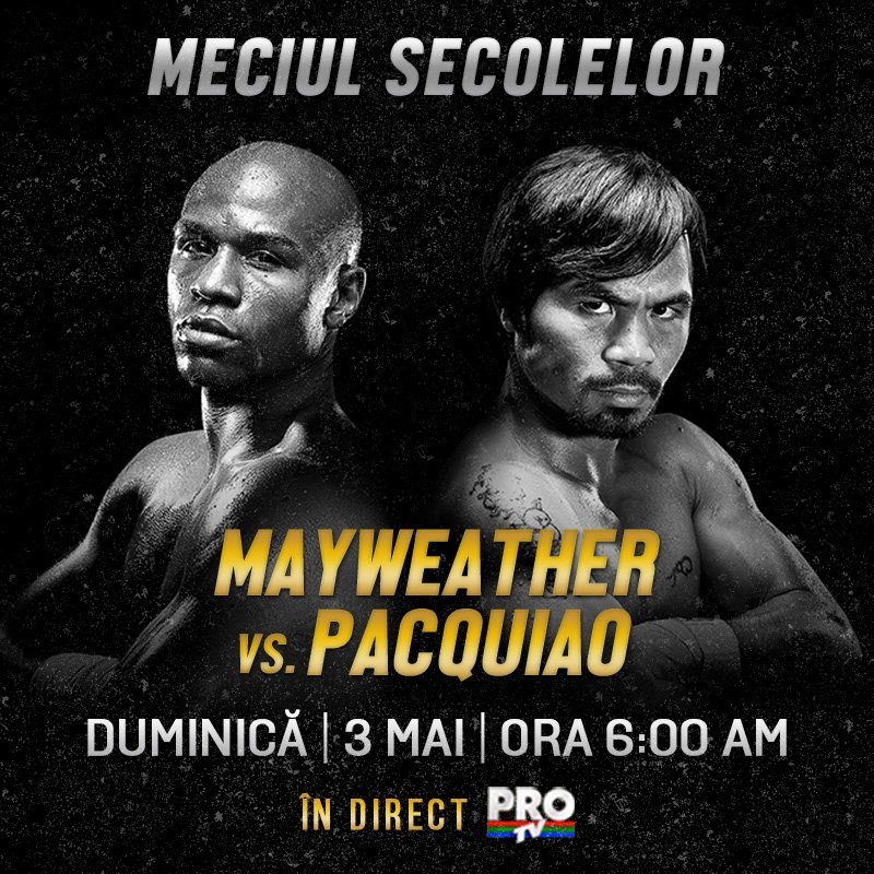 Meciul MAYWEATHER - PACQUIAO